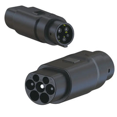 Type 2 naar J1772 EV-laderadapter 16A / 32A oplaadconnector voor elektrische voertuigen