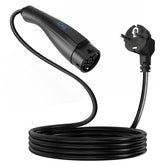 Coolladen 3.6kW Draagbare EV-lader | 16A Schuko naar Type 2 | Geïntegreerd ontwerp uit één stuk