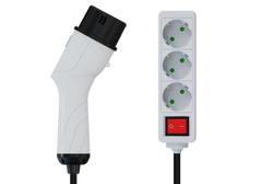 Voertuig naar Laad (V2L) adapter voor MG en BYD, elektrische voertuig ontlaadadapter 16A Type 2 naar Schuko stopcontact met 5 meter kabel