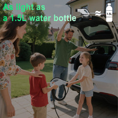 Draagbare EV-lader Type 2, 3,5 kW 16A oplaadkabel, CEE-stekker, slimme APP-besturing, instelbare stroom, waterdicht, 3m/5m/10m kabel – Compatibel met alle EV-modellen Y / 3 / S/X, ID.4, ID.5, i4